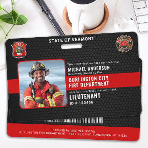  brandweer foto-ID Badge