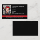  brandweer foto visitekaartje (Voorkant / Achterkant)