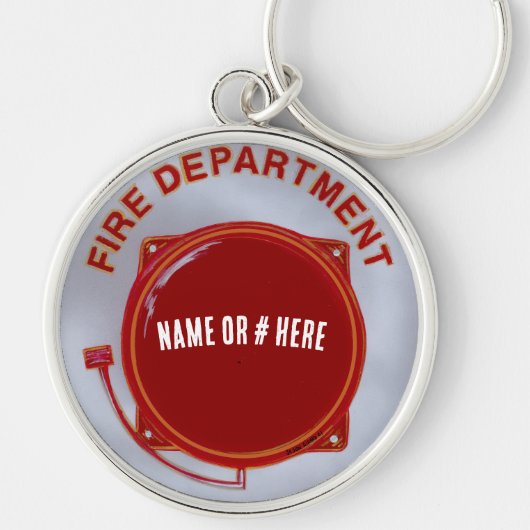 Brandweer Gepersonaliseerde Sleutelhanger (Voorkant)