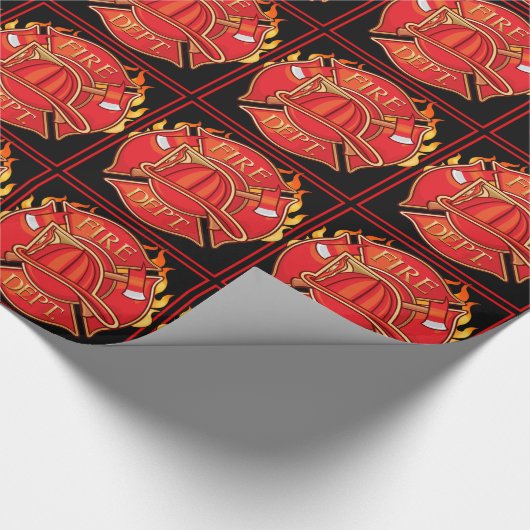Brandweer Gift Wrap - SRF Cadeaupapier (Hoek)