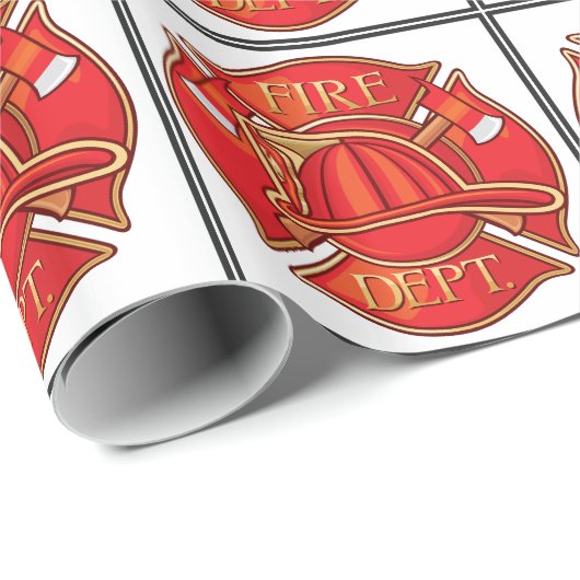 Brandweer Gift Wrap - SRF Cadeaupapier (Rol Hoek)