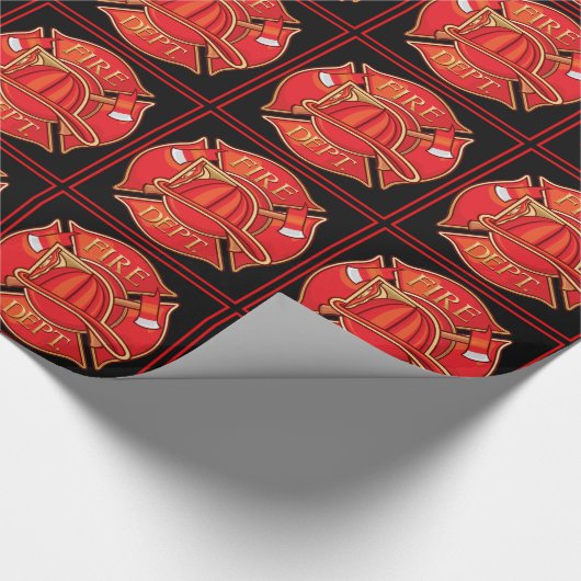 Brandweer Gift Wrap - SRF Cadeaupapier (Hoek)