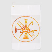 Brandweer golfhanddoek (Voorkant)