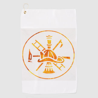 Brandweer golfhanddoek