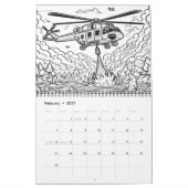 Brandweer in actie Kleuren 2025/2026 Kalender (Feb 2027)