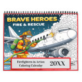 Brandweer in actie Kleuren 2025/2026 Kalender (Hoes)