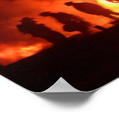 brandweer in actie poster (Hoek)