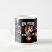 Brandweer in de stad Miami Koffiemok (Voorkant links)