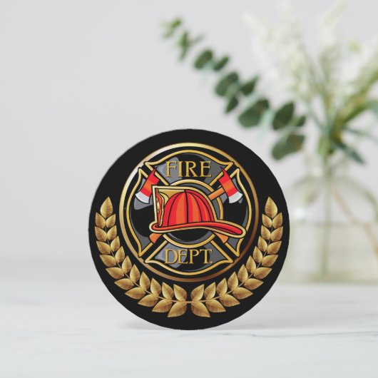 Brandweer Kaart (Staand voorkant)