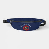 Brandweer Logo Custom Blue Heuptasje (Voorkant)