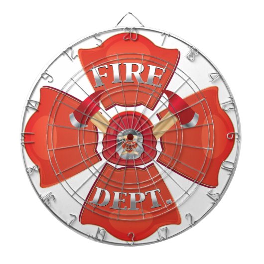 Brandweer Logo Dartbord (Voorkant)