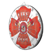 Brandweer Logo Dartbord (Voorkant Rechts)