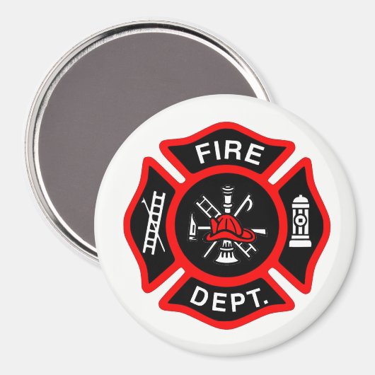 Brandweer Maltese Cross Magnet (Voorkant / Achterkant)