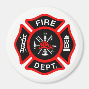 Brandweer Maltese Cross Magnet