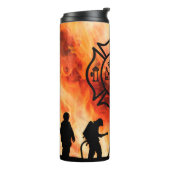 Brandweer Maltese Cross Thermal Tumbler Thermosbeker (Gedraaid links)