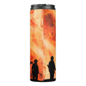 Brandweer Maltese Cross Thermal Tumbler Thermosbeker (Achterkant)
