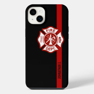Brandweer Maltese Kruis Dunne Rode Lijn