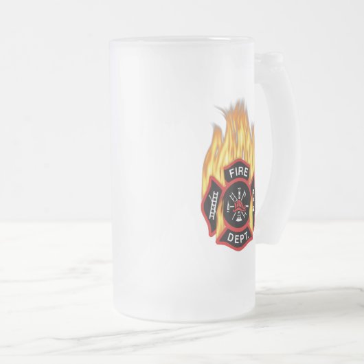 Brandweer Matglas Bierpul (Voorkant rechts)