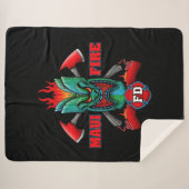 Brandweer Maui Sherpa Deken (Voorkant (horizontaal))