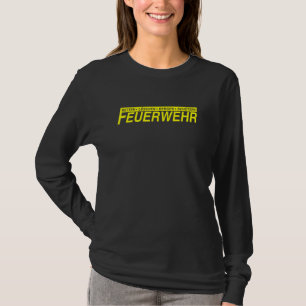 Brandweer motto redden blussen bergen t-shirt