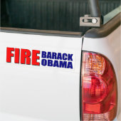 Brandweer Obama Bumpersticker (Op Truck)