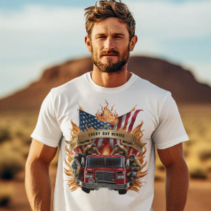 Brandweer onder de vlag t-shirt