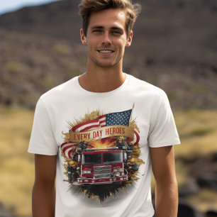 Brandweer onder de vlag t-shirt