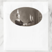 brandweer ovale sticker (Tas)