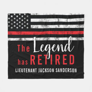 Brandweer pensioen brandweer partij fleece deken