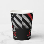 Brandweer pensioen brandweer partij papieren bekers (Links)