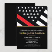 Brandweer Pensioen Partij Brandweer Kaart (Voorkant / Achterkant)