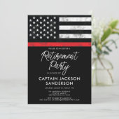 Brandweer Pensioen Partij Brandweer Kaart (Staand voorkant)