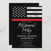 Brandweer Pensioen Partij Brandweer Kaart (Voorkant / Achterkant)