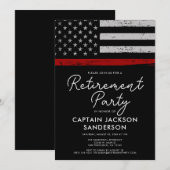 Brandweer Pensioen Partij Brandweer Kaart (Voorkant / Achterkant)