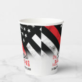 Brandweer Pensioen Partij Brandweer Papieren Bekers (Rechts)