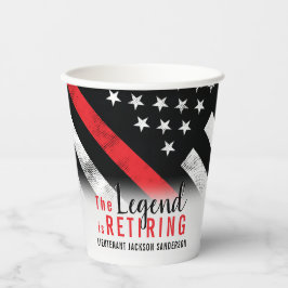 Brandweer Pensioen Partij Brandweer Papieren Bekers