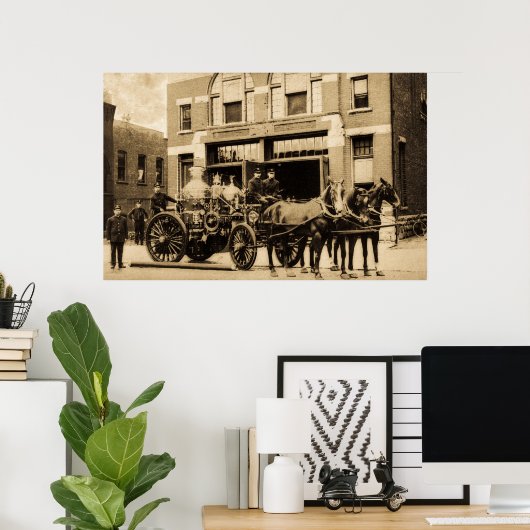  brandweer poster (Thuiskantoor)