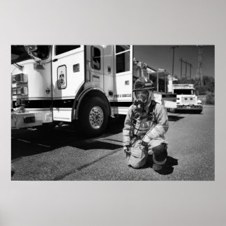 Brandweer Poster
