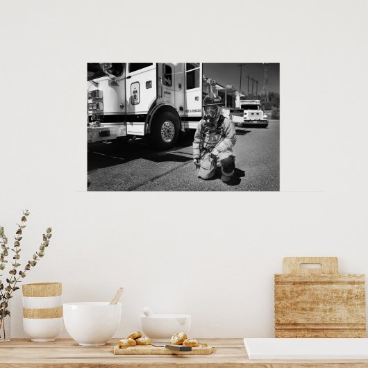 Brandweer Poster (Keuken)