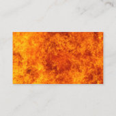 Brandweer Professionele brandweerman Visitekaartje (Achterkant)