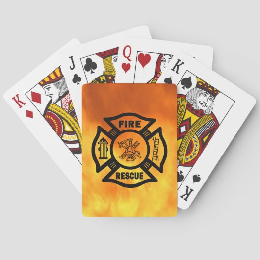 Brandweer Redding Speelkaarten (Achterkant)