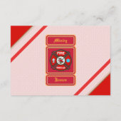 Brandweer-Reddingsbrigade EMT Trouw RSVP Kaarten (Achterkant)