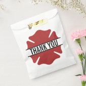 Brandweer Rode Logo Symbool Dank U Bedankzakje (Gezegeld)