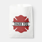 Brandweer Rode Logo Symbool Dank U Bedankzakje (Voorkant)