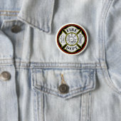 Brandweer Ronde Badge Button 5,7 Cm (In situ)