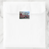 Brandweer Ronde Sticker (Tas)