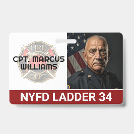 brandweer | Senior Rank Lid Badge