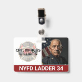 brandweer | Senior Rank Lid Badge (Voorzijde met clip)