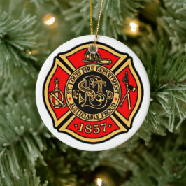 BRANDWEER ST. LOUIS. KERAMISCH ORNAMENT