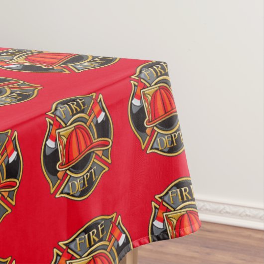 brandweer tafelklever tafelkleed (Voorbeeld)